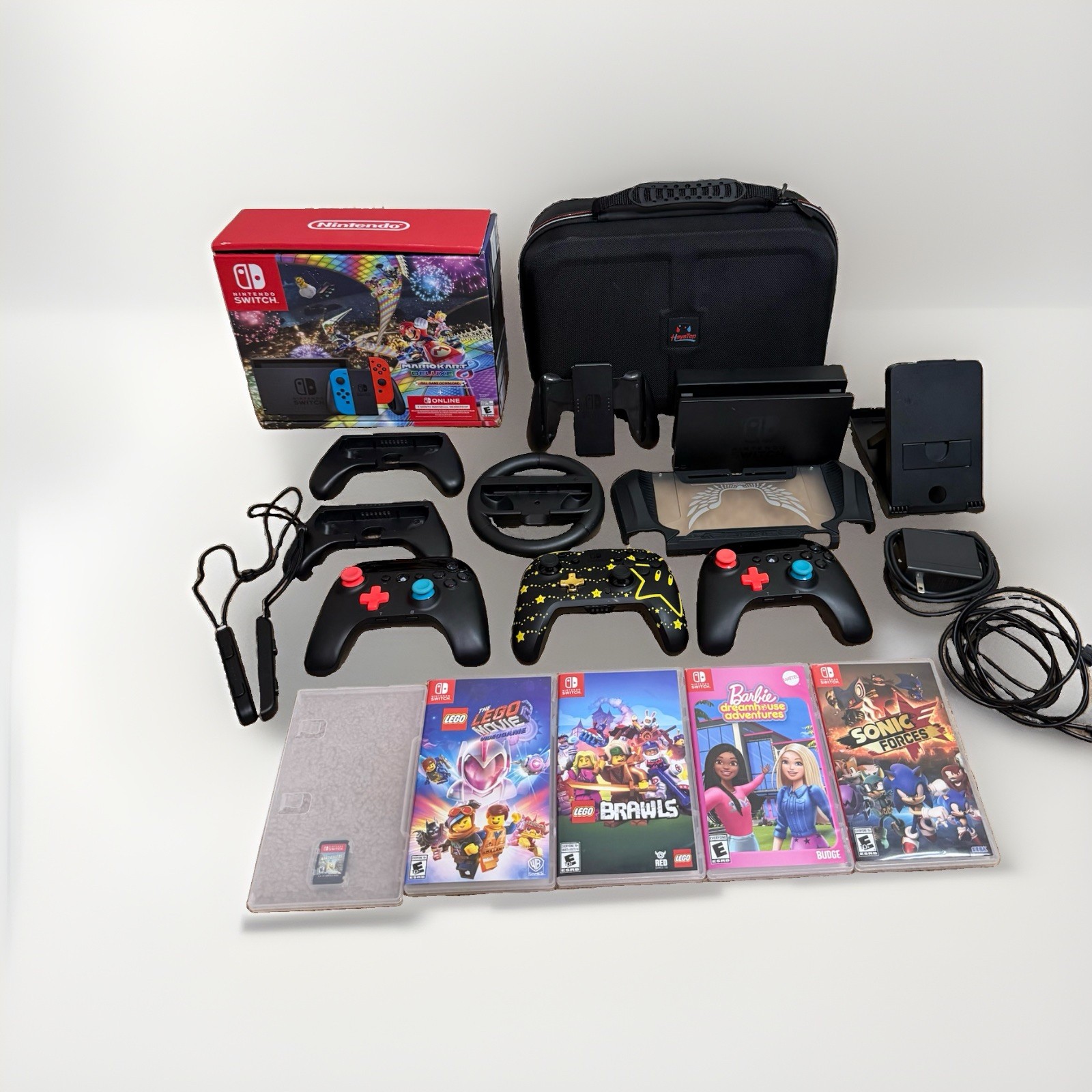 Nintendo Switch Bundle With 5 Games And EXTRAS!!!!