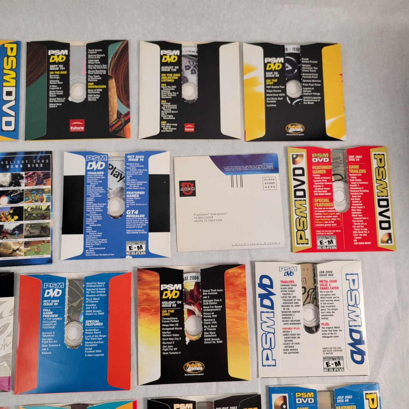 Lot of 18 Playstation Demo Discs Original PlayStation Magazine w/ Holiday Bonus