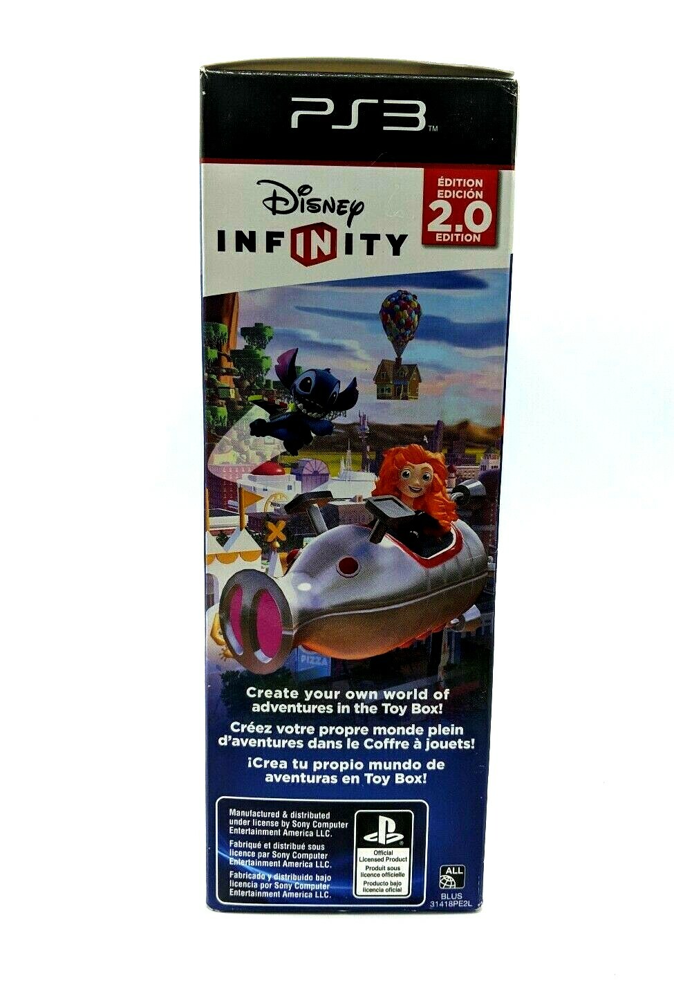 Disney infinity 2.0 Edition Toy Box Starter Pack Play station 3 Stitch & Merida