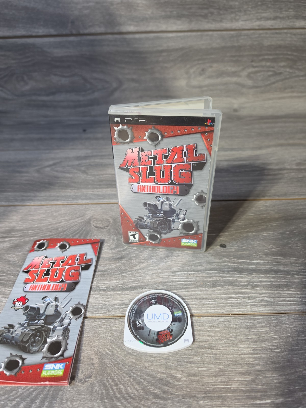 Metal Slug Anthology (Sony PSP, 2007) CIB Complete In Box- Tested And Working