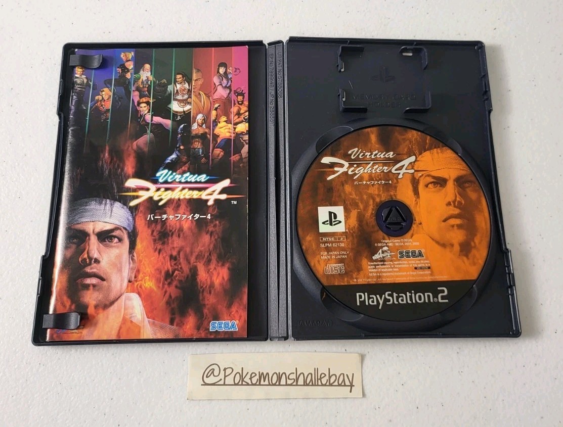 Virtua Fighter 4 – Sony Playstation 2 (PS2) Game *W/ Manual – NTSC-J*