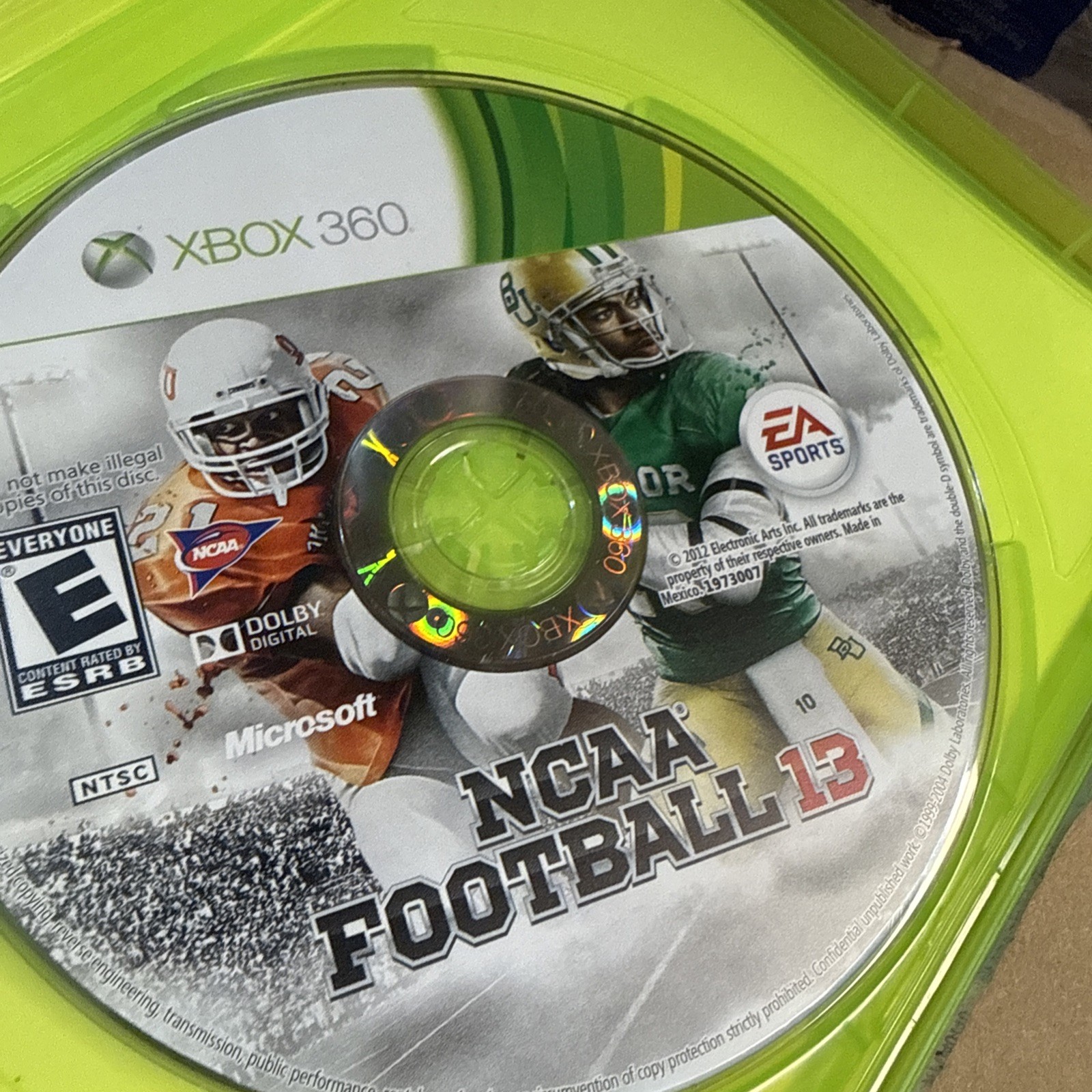 NCAA Football 13 Microsoft Xbox 360 Complete W/ Manual CIB Tested Working