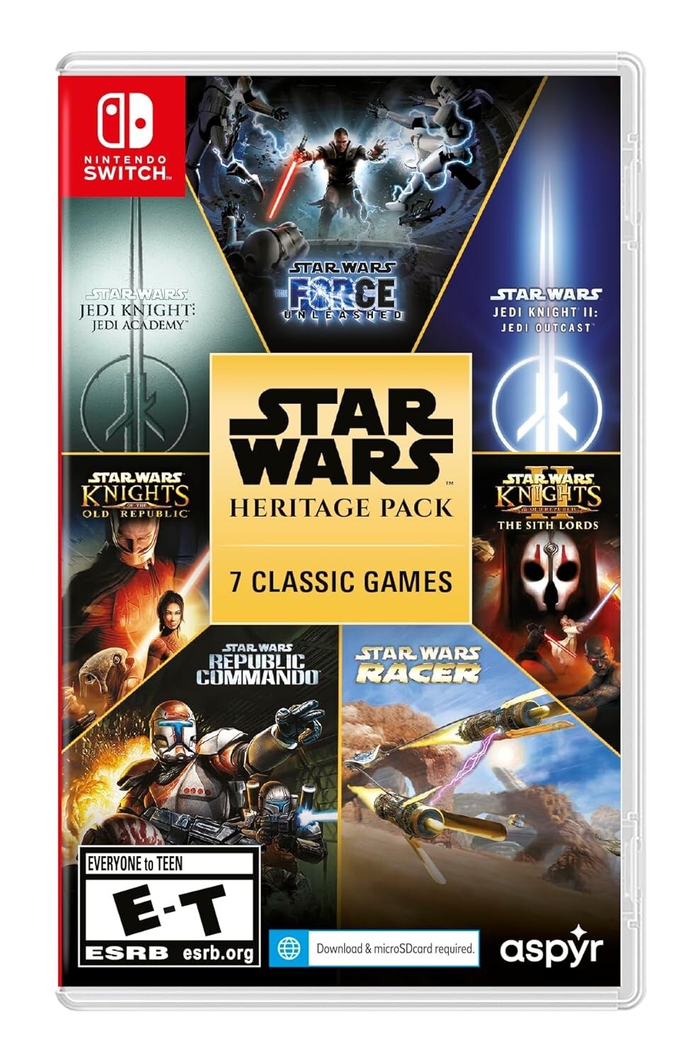 Star Wars Heritage Pack Switch Brand New Game (2023 Fighting Racing Shooter RPG)