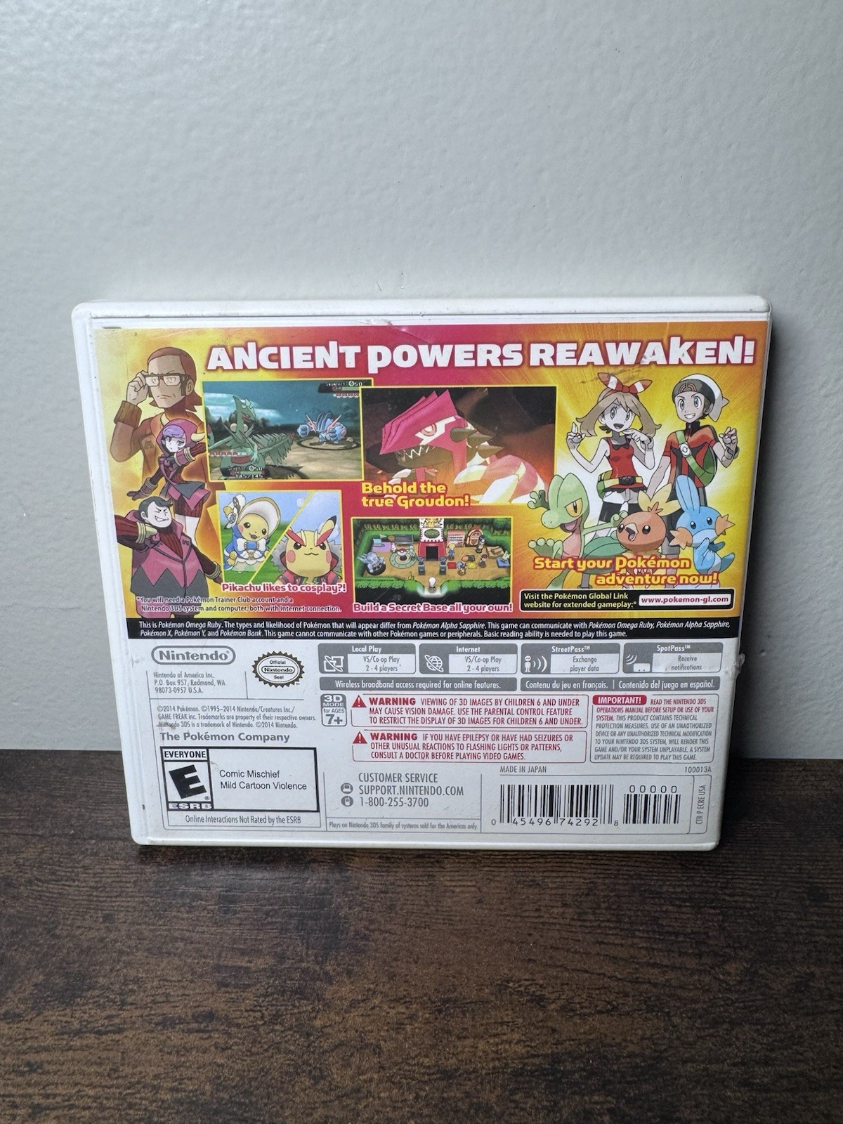 Pokémon Omega Ruby Nintendo 3DS CIB Complete Authentic Tested Working