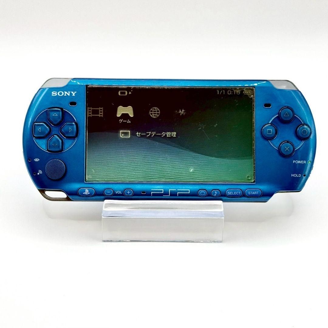Sony PSP-3000 Vibrant Blue Handheld Console Rare Color 12