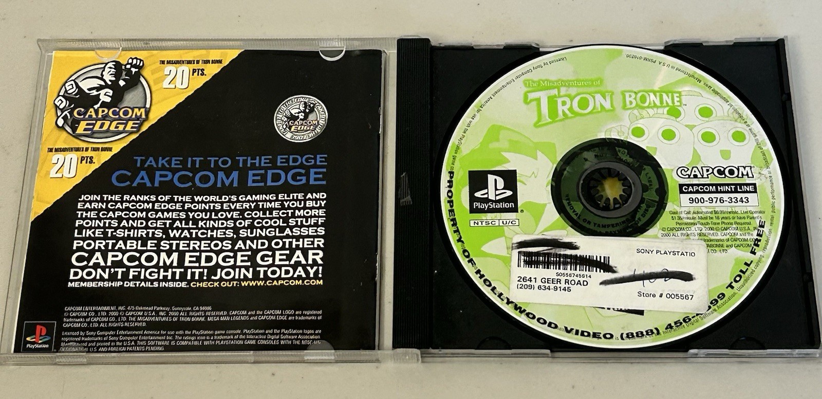 Misadventures of Tron Bonne PS1 Former Rental CIB No Demo No Reg Card Capcom