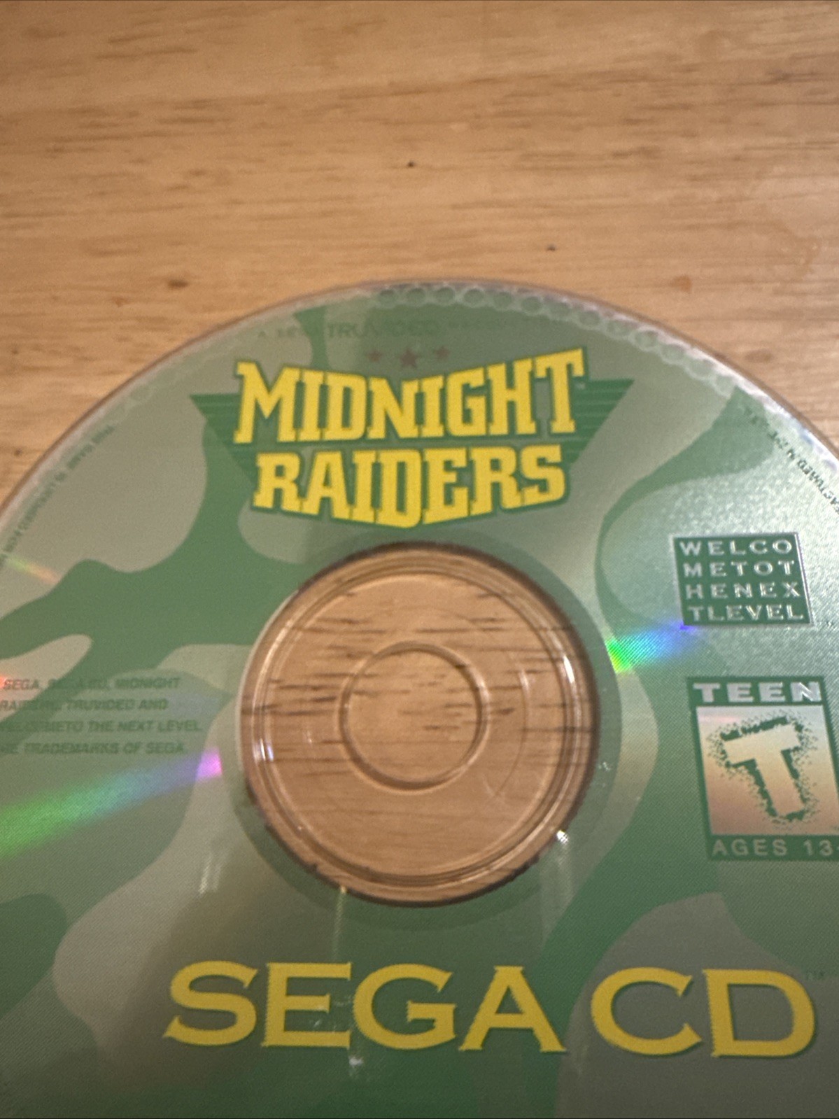Midnight Raiders (Sega CD, 1994) Working Game Only