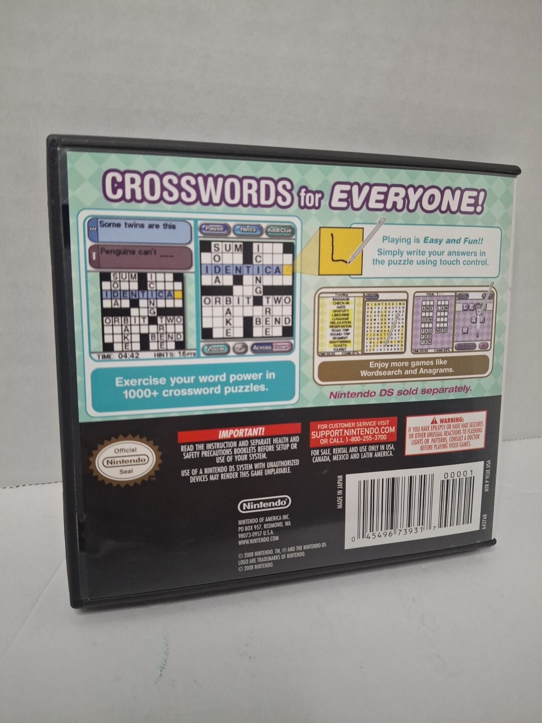 Nintendo Crosswords – Nintendo DS
