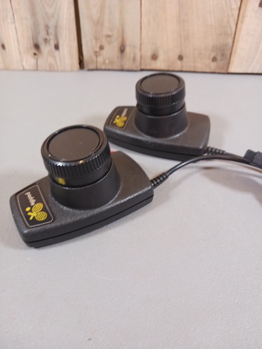 Original Atari Paddle Controllers Plus Spectravision Joystick Controller