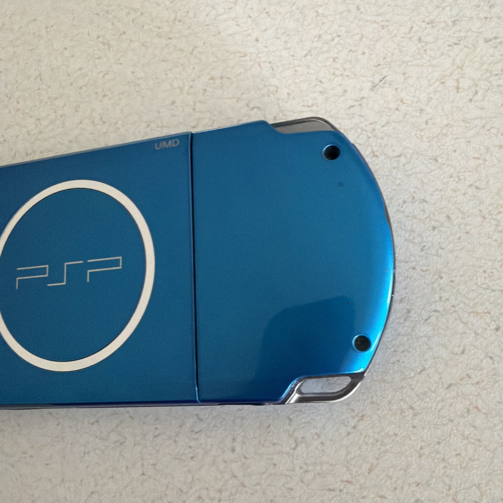Sony PSP-3000 Vibrant Blue Handheld Console Games 128 Gb Sd Card Charger