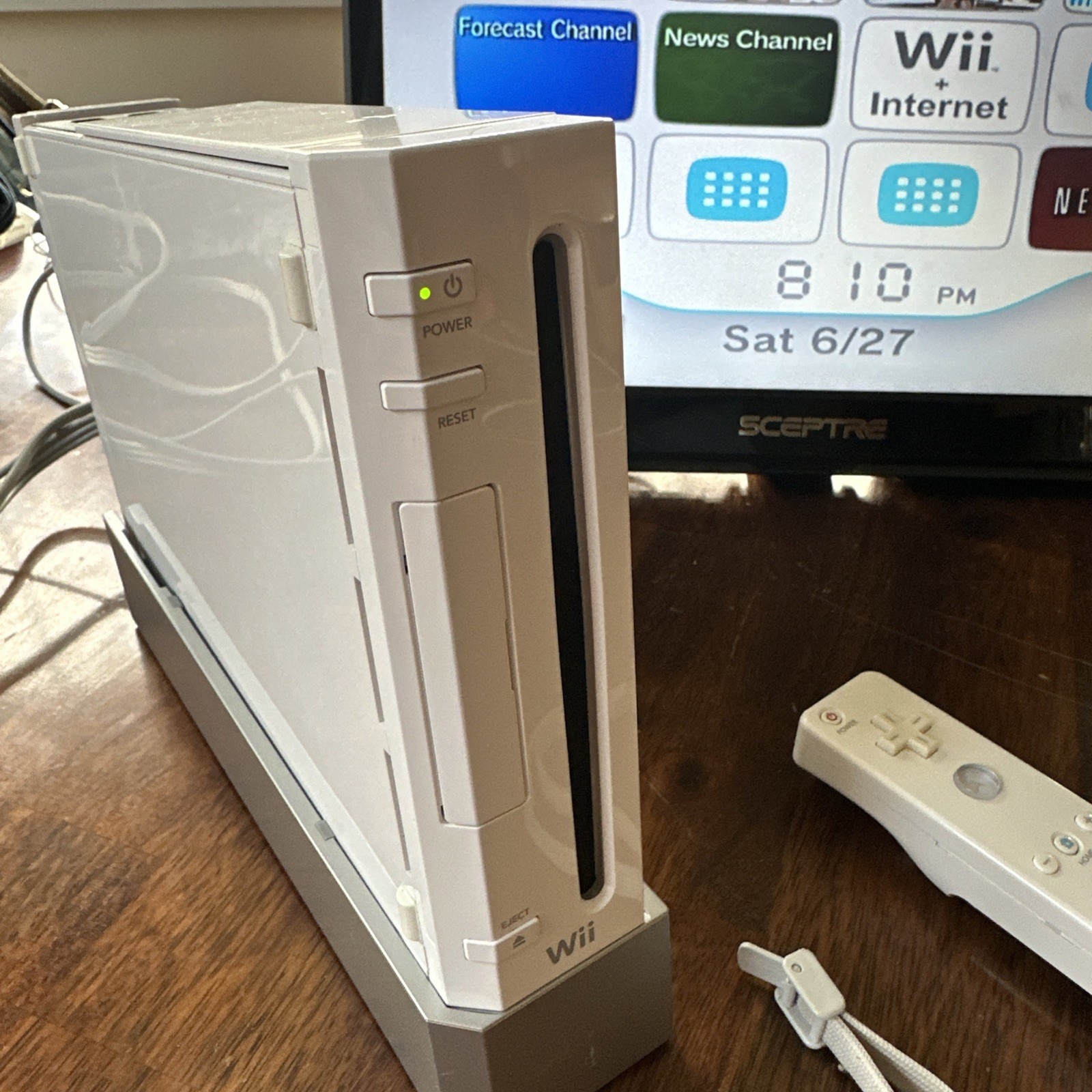 Nintendo Wii Console Bundle Tested RVL-001 USA White Tested READ