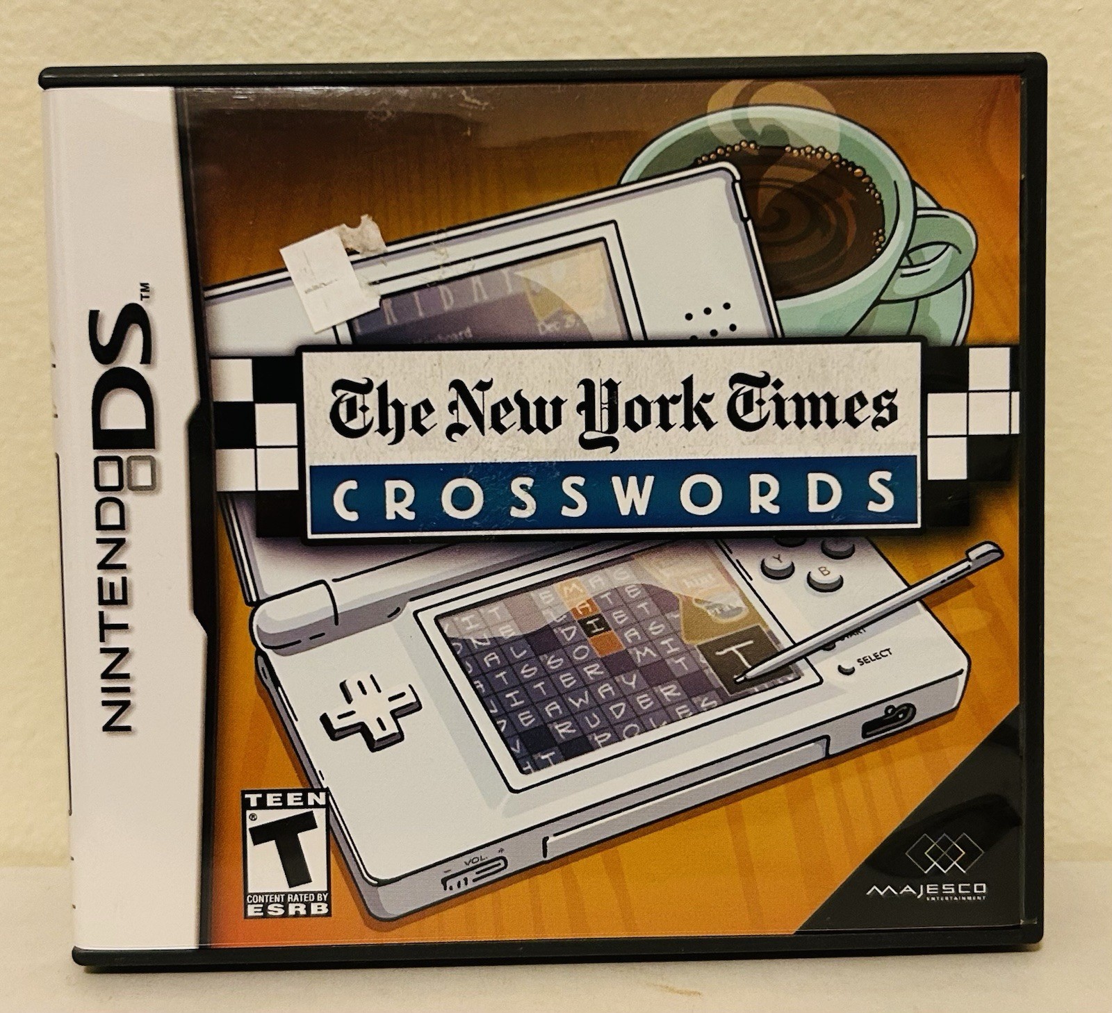 New York Times Crosswords (Nintendo DS, 2007) COMPLETE & Tested