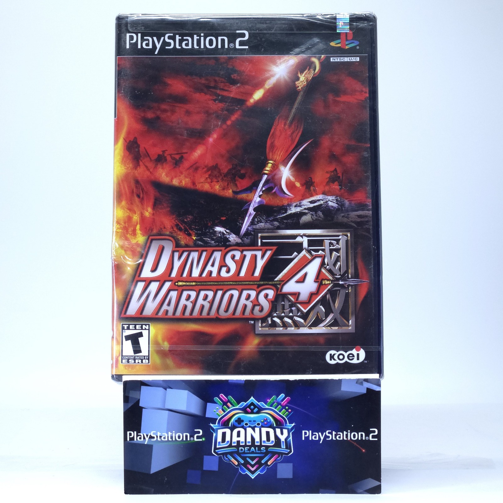 Dynasty Warriors 4 PS2 Black Label | Brand New – Damaged – PlayStation 2