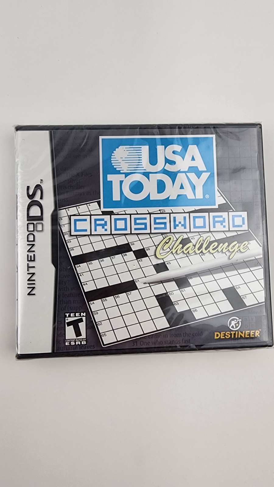 USA Today Crossword Challenge (Nintendo DS, 2008) NEW SEALED