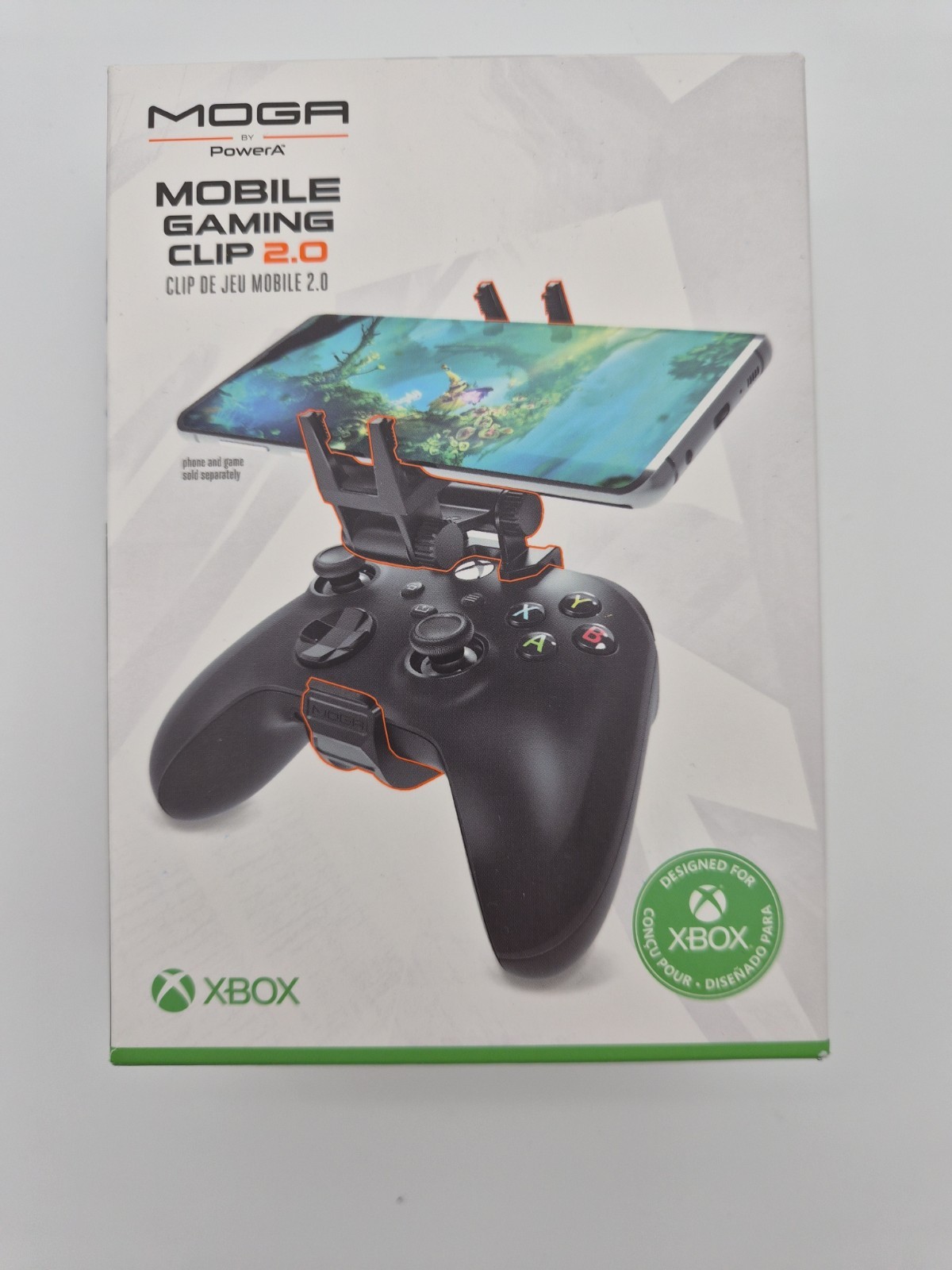 PowerA MOGA Mobile Gaming Clip 2.0 for Xbox Controllers Sealed New In Box