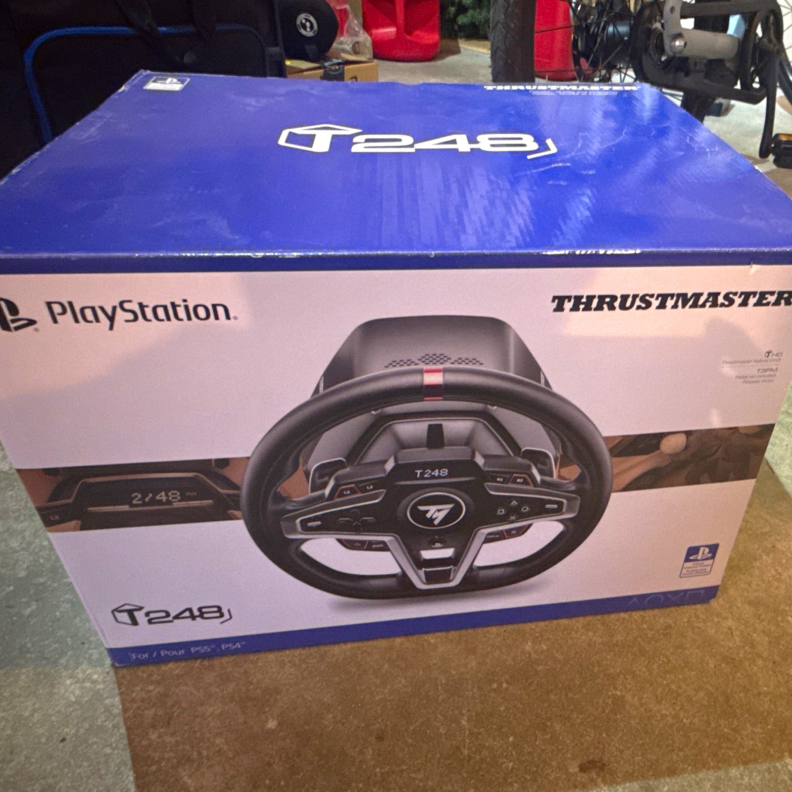 Thrustmaster T248 Racing Wheel Force Feedback Wired for PS5 PS4 PC