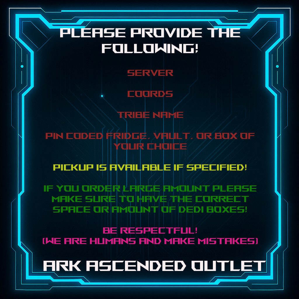 Tek Trike- Ark Survival Ascended-Top Stat-Dino-Colors- PVE-Official