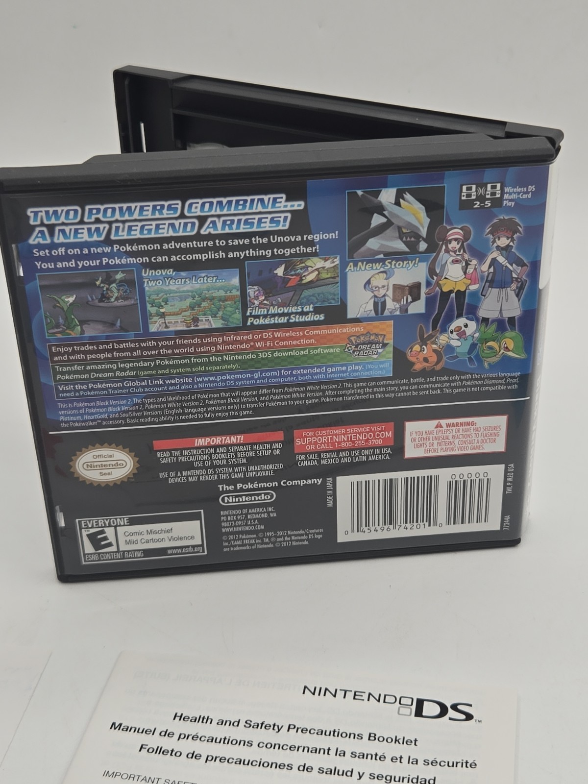 Pokemon: Black Version 2 (Nintendo DS) CIB W/All Inserts -Authentic👀 Clean🔥🔥