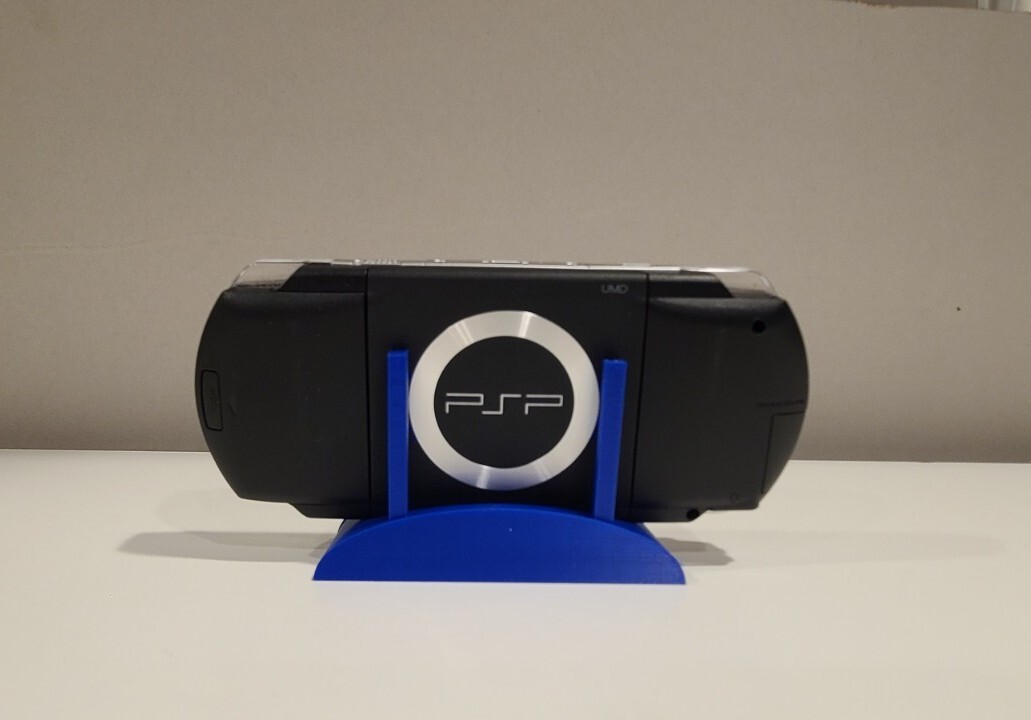 Sony Psp Display Stand, 3d Printed, Show Off Your Handheld! Multiple Colors