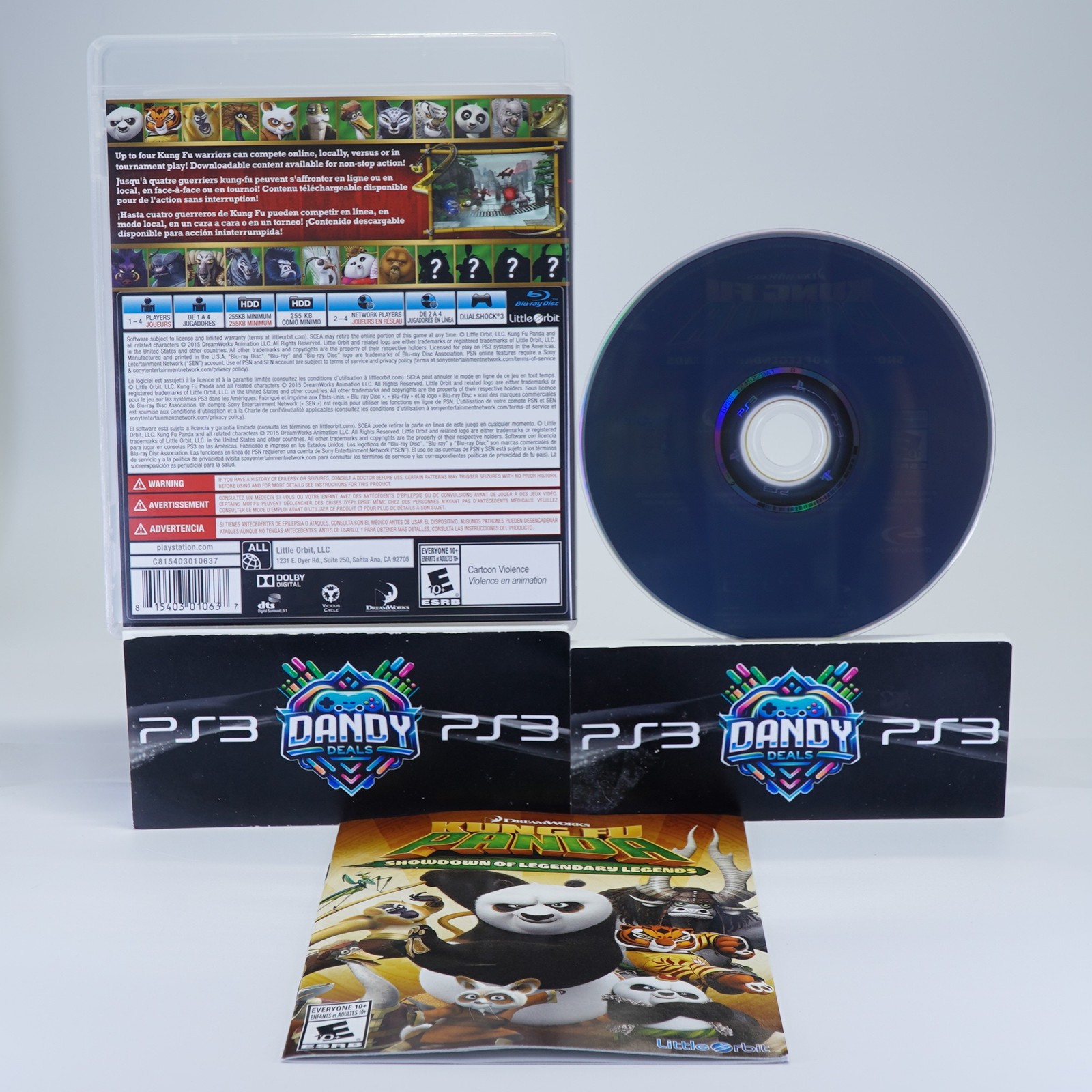 Kung Fu Panda Showdown of the Legendary Legends PS3 CIB W/ Manual – PlayStation