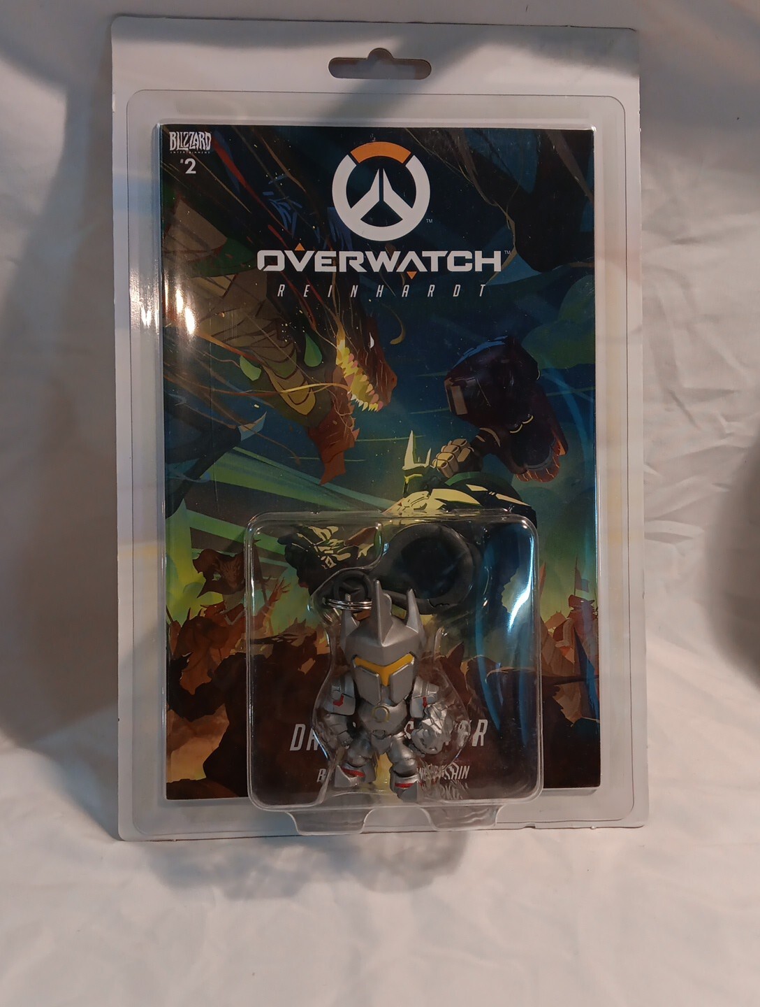Overwatch Comic Book & Action Figure Backpack Hanger, New