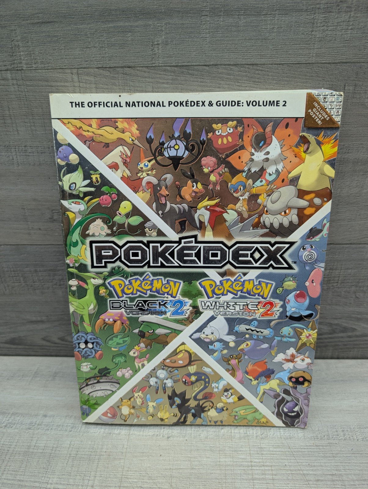 Pokemon Black 2 and White 2 Volume 1+2 Strategy Guide Books Used (No Posters).