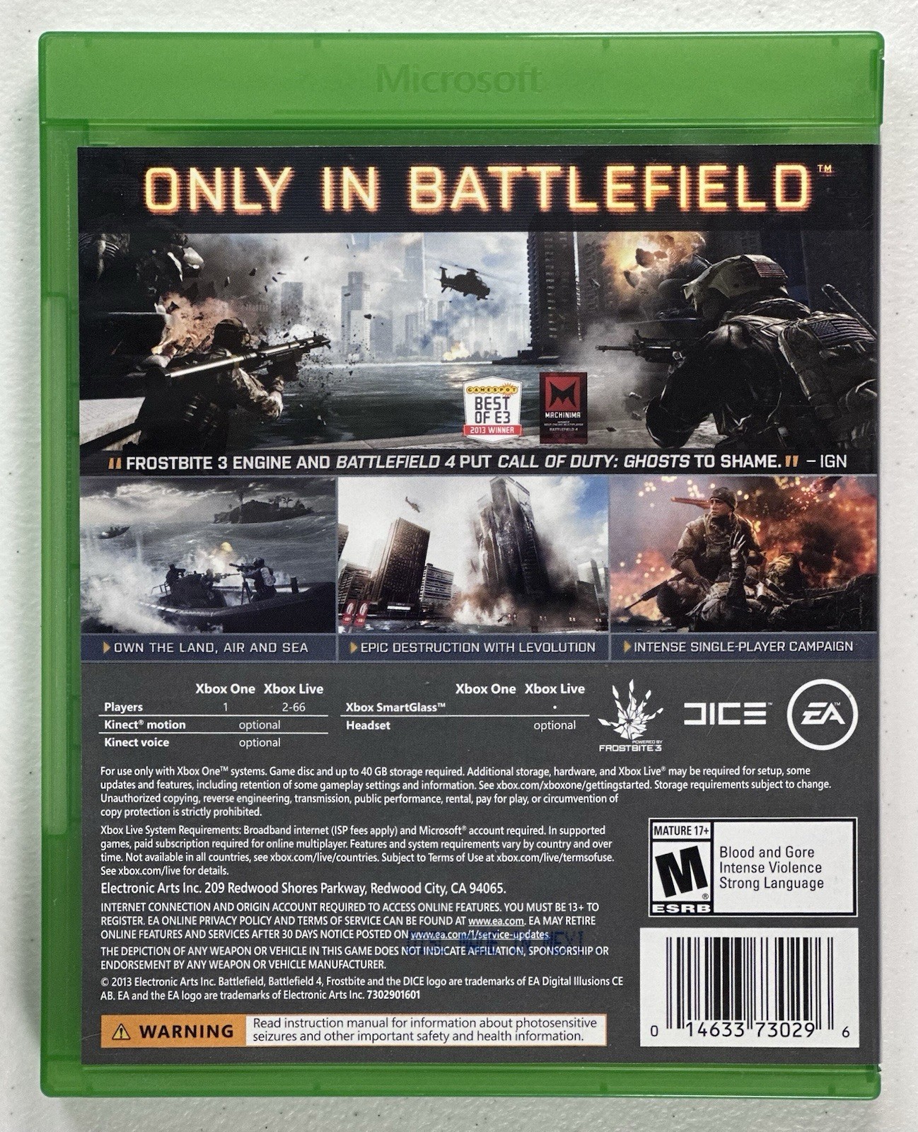 Battlefield 4 (Xbox One, 2013)