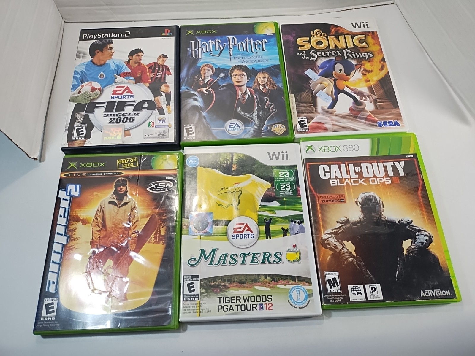 Assorted Lot of 40 Empty Game Cases & Manuals ~ Xbox PlayStation Nintendo Wii
