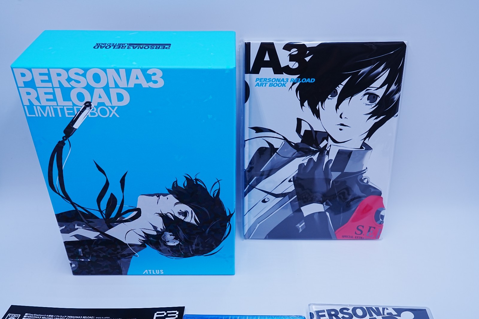 Persona 3 Reload PS4 Limited Box Bonus Set Art Book OST Game Atlus Japan