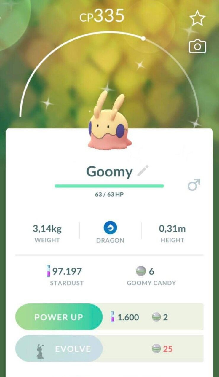 Shiny Goomy – TRADE 20kStardust – Read Description