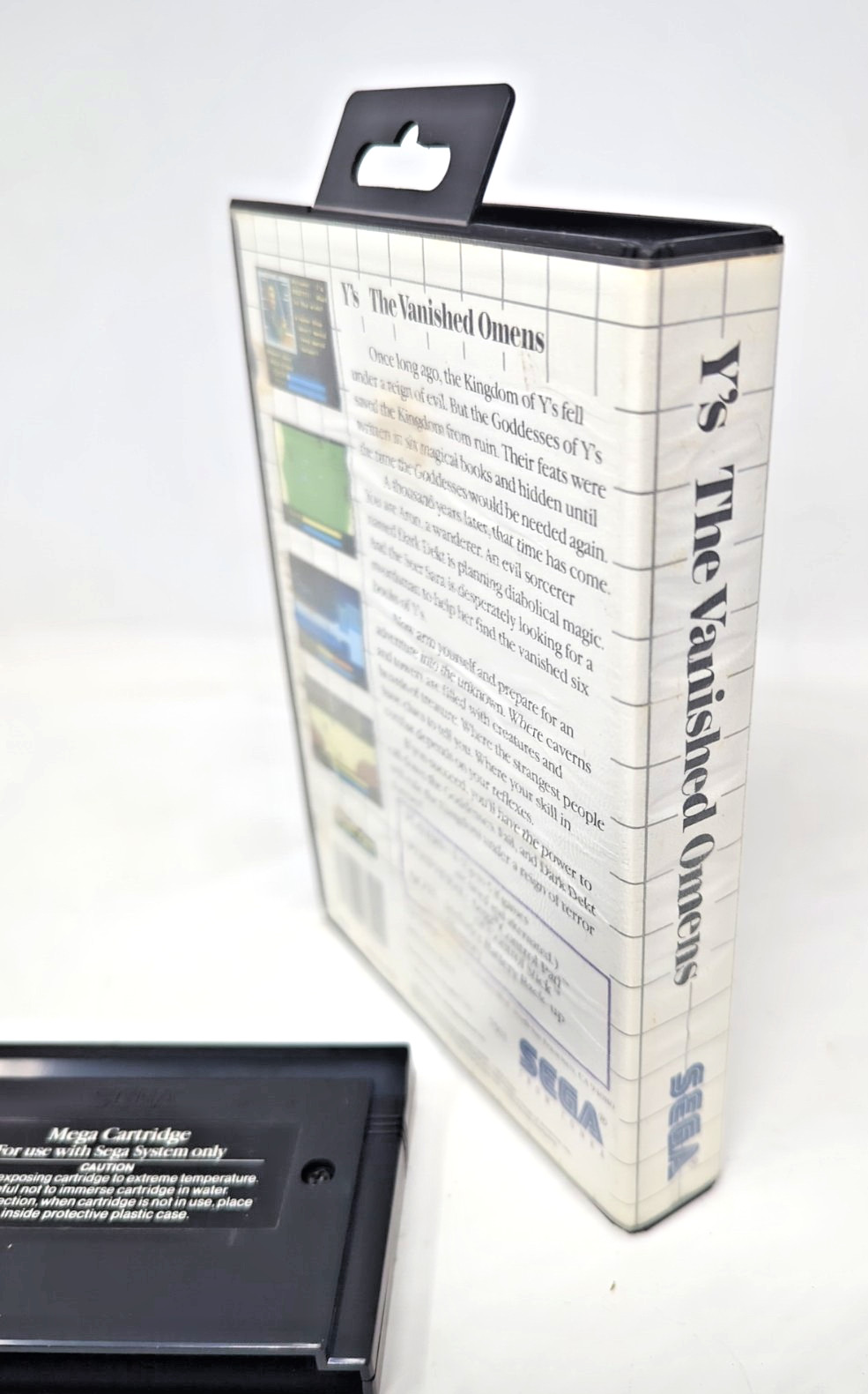Ys the Vanished Omens Authentic, Tested – Sega Master System Manual cartridge
