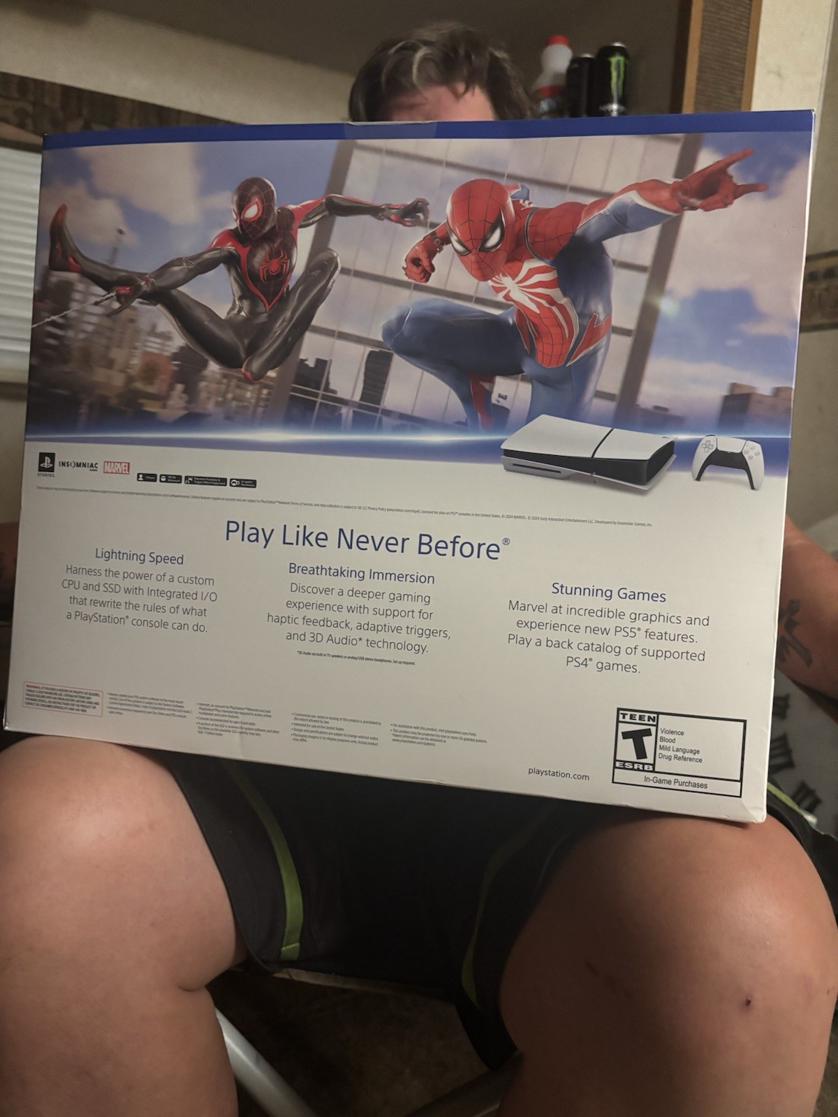 Sony PlayStation 5 Slim 1TB 4K Console Marvel’s Spider-Man 2 Bundle Wi-Fi