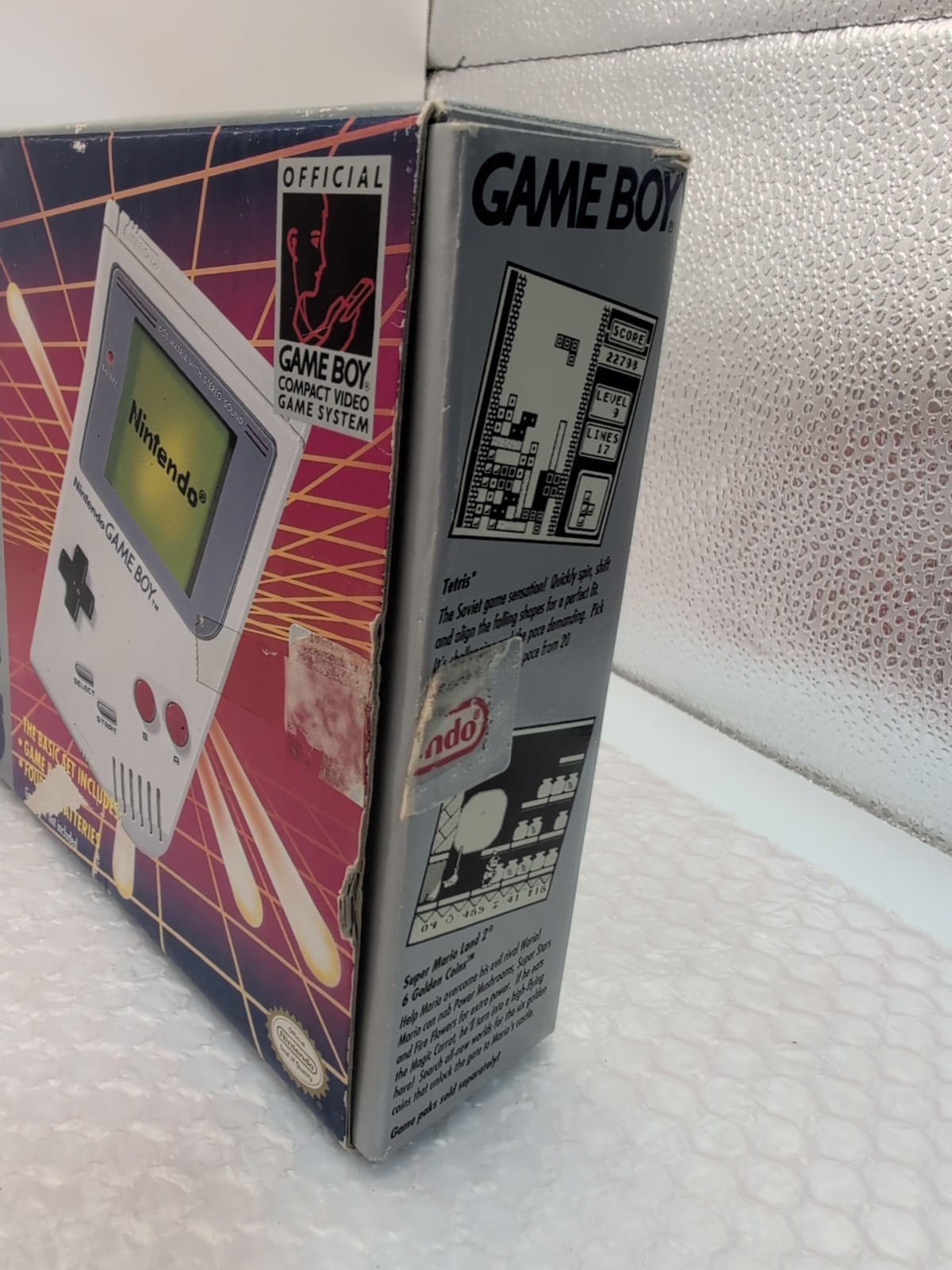 Original Nintendo Gameboy DMG-01 Gray CIB *Matching Serial* Rare – Excellent