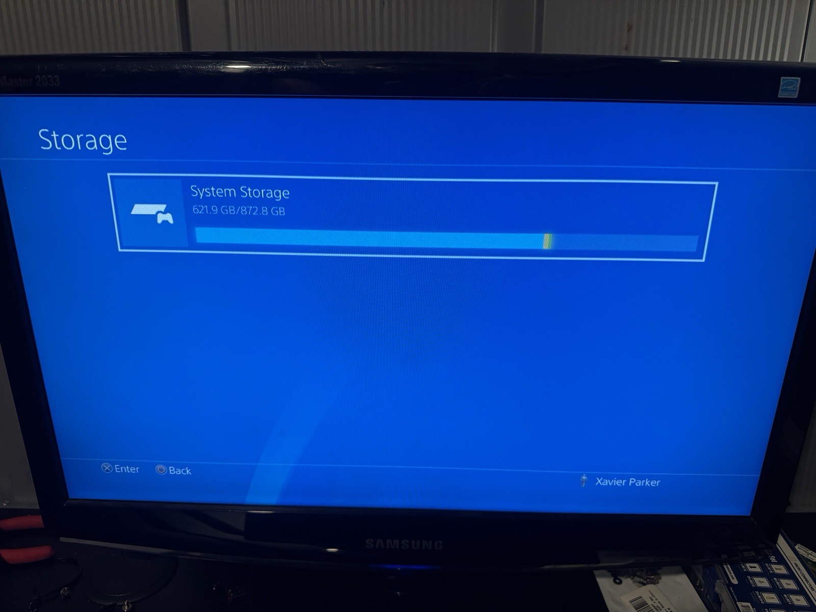 Sony PlayStation 4 Slim 1TB Console – Jet Black Console Only. Tested And Works