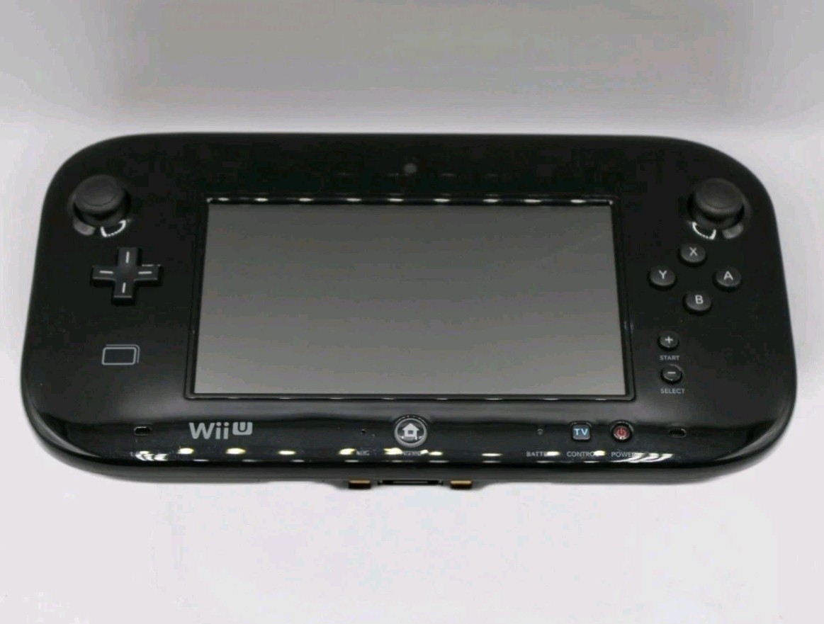 *Refurbished* Nintendo Wii U Black Gamepad Only – 1 Year Warranty!