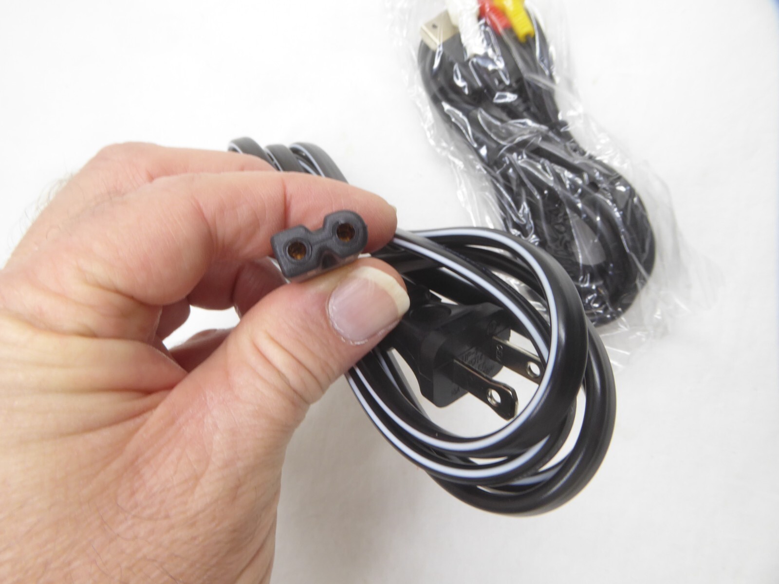 Sega Dreamcast Av Audio Composite RCA cable and power cord 6′ NEW U.S. seller