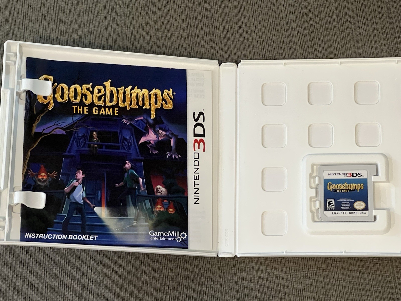 Goosebumps: The Game (Nintendo 3DS, 2015) Complete W/ Manual CIB TESTED