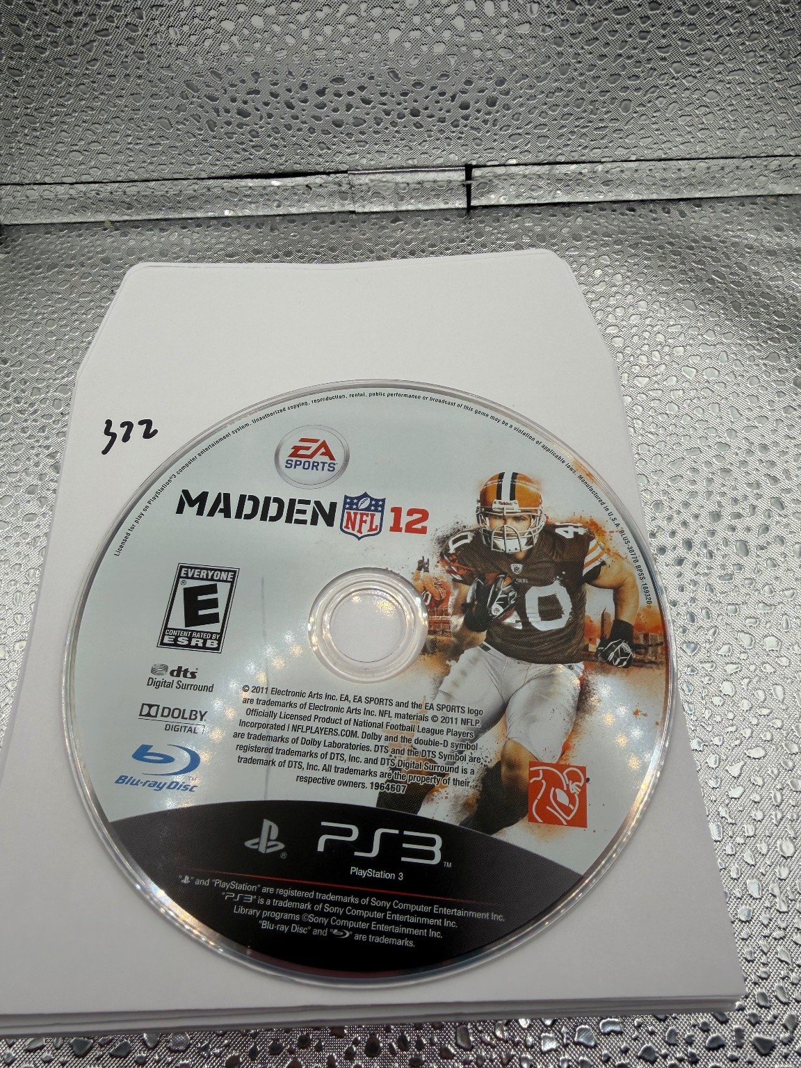 Madden NFL 12 PS3 Video Game Football Sports Multiplayer