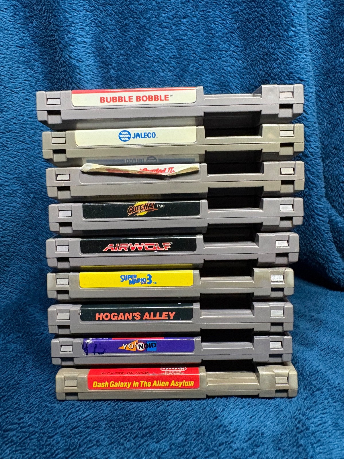 Bubble bobble nes game lot