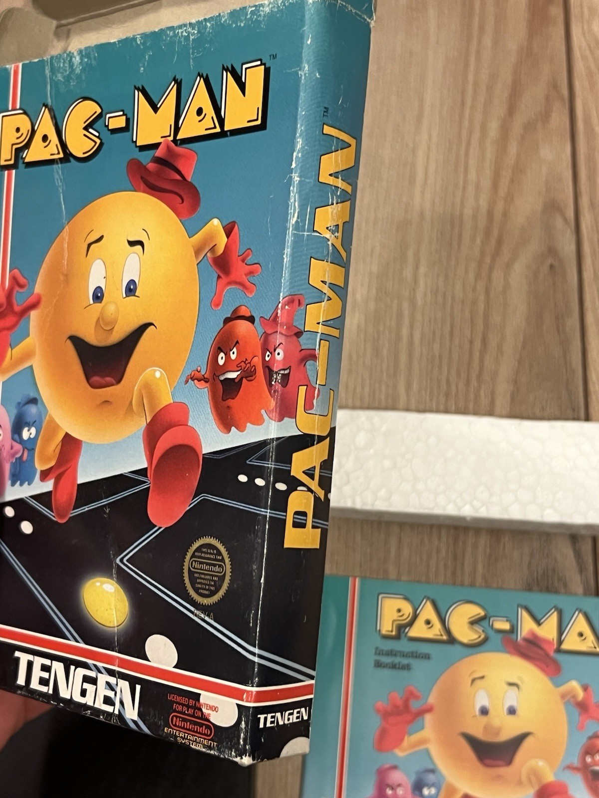Pac-Man (Nintendo NES, 1990) Tengen CIB Complete Tested Works
