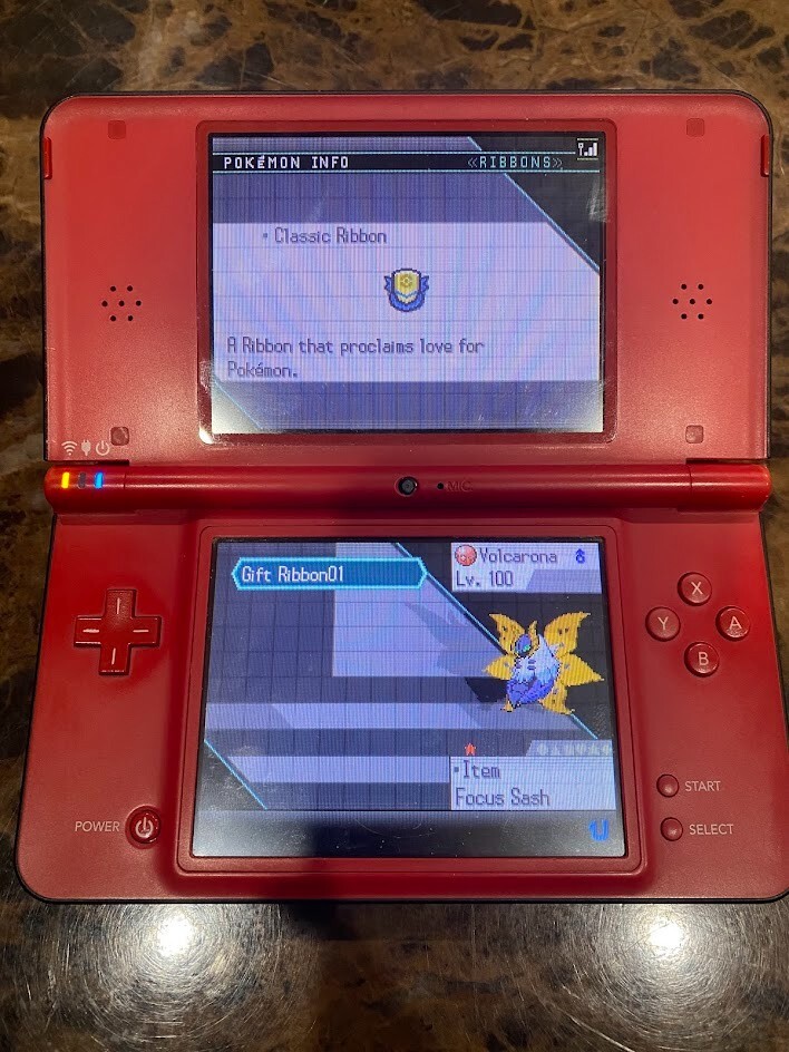 Pokemon Black (2) and White (2) Nationals Shiny Volcarona Distribution Service