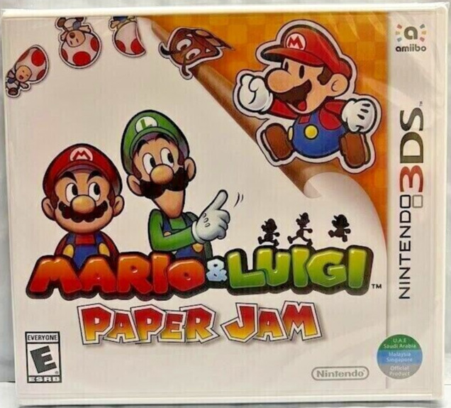 Mario & Luigi: Paper Jam 3DS Brand New Game (2015 Action RPG)
