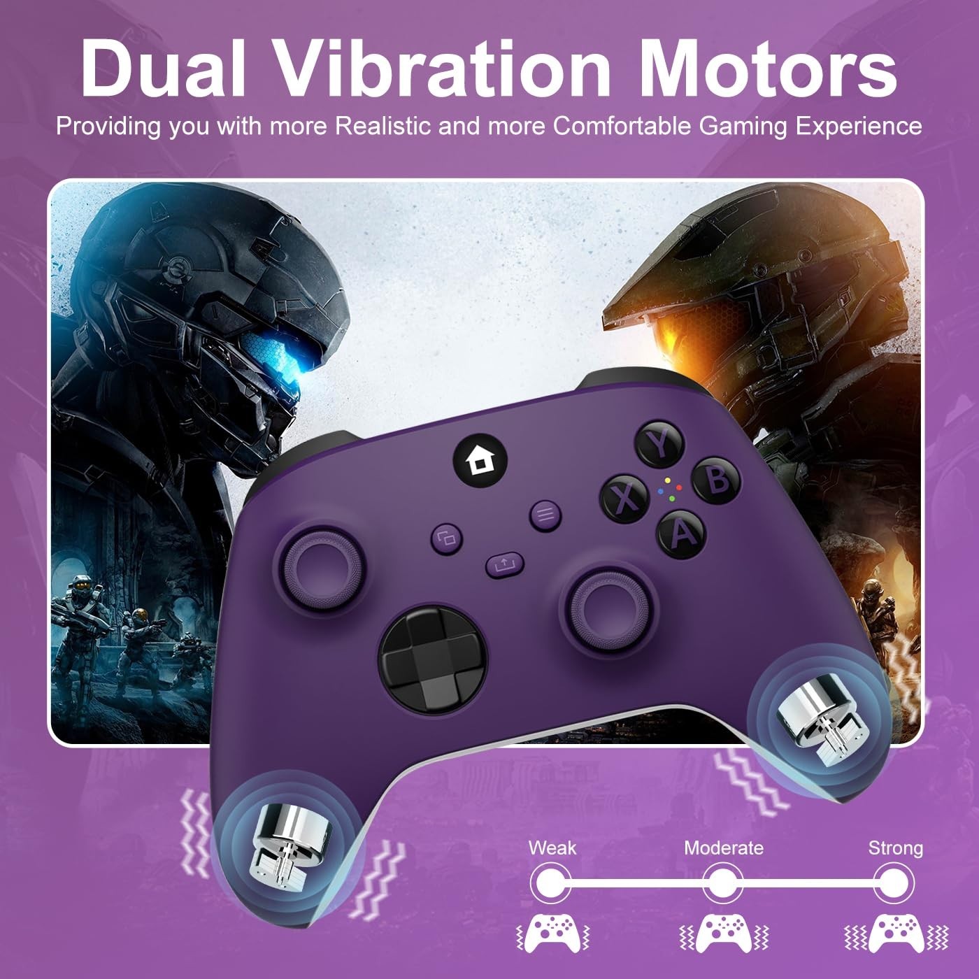 Purple Xbox One Wireless Controller with 3.5mm Jack – Perfect for Gaming Thrills