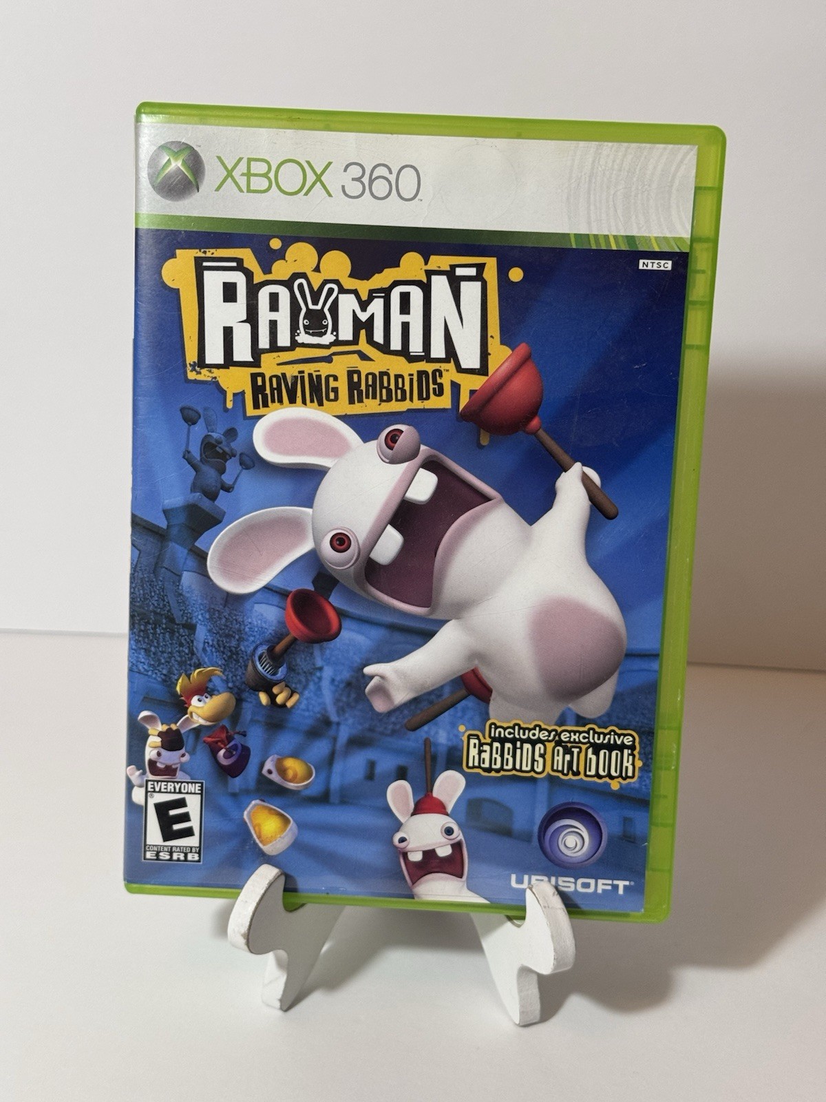 Rayman Raving Rabbids (Xbox 360) Good Cond CIB Complete