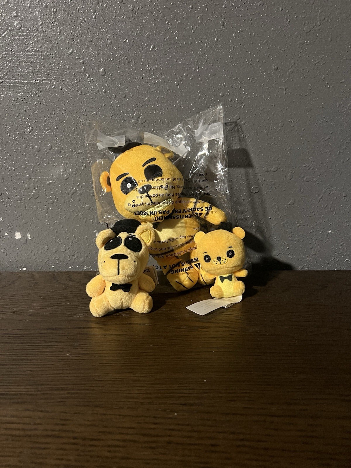 Golden Freddy Five Nights At Freddy’s Fnaf Keychain Clip Phatmojo Plush Lot