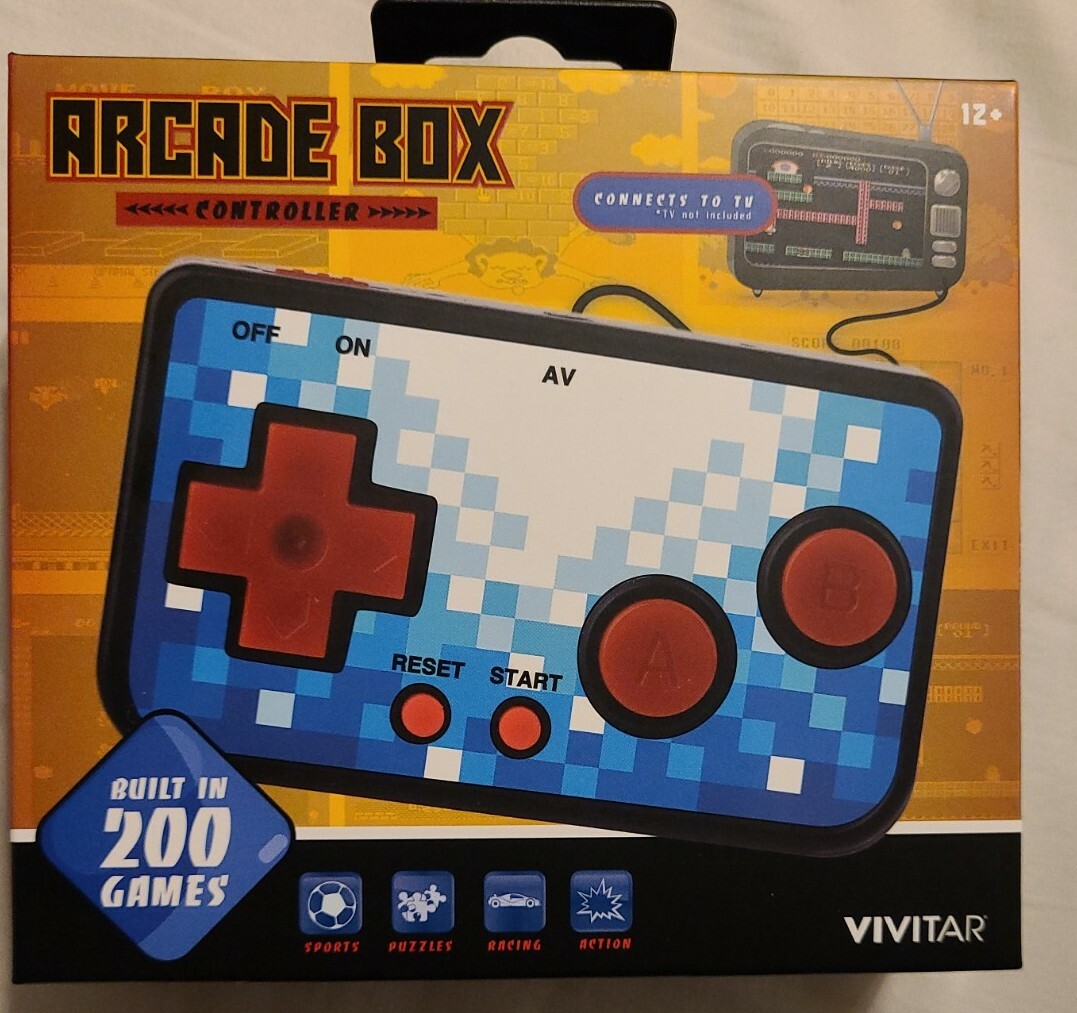 RETRO ACADE 200 BUILT IN GAMES CONTROLLER – CONNECT TO TV OR MONITOR