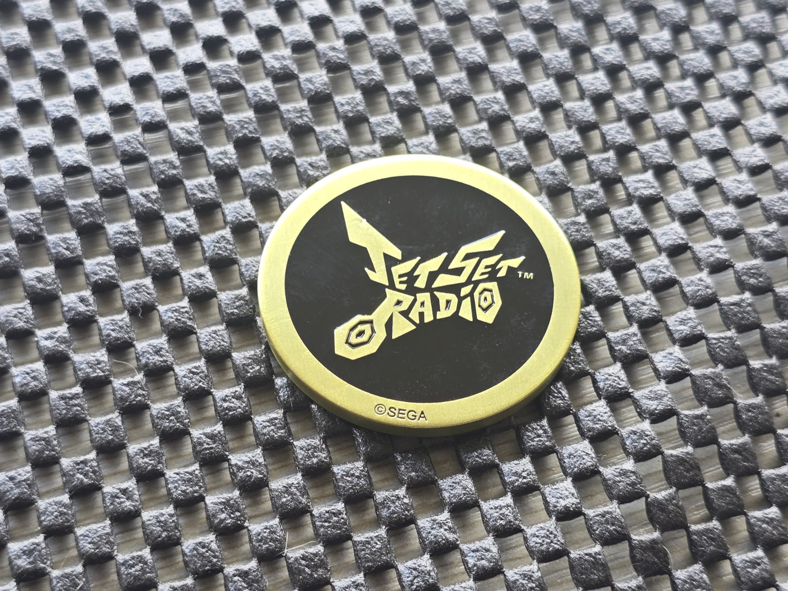 Jet Set Radio Sega Shop UK Coin Medal Exclusive Rare Promo GENESIS SATURN CD 32