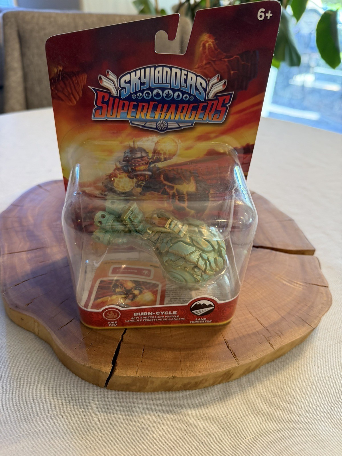 Skylanders Superchargers Burn Cycle Chase Variant Green Patina Brand New Sealed