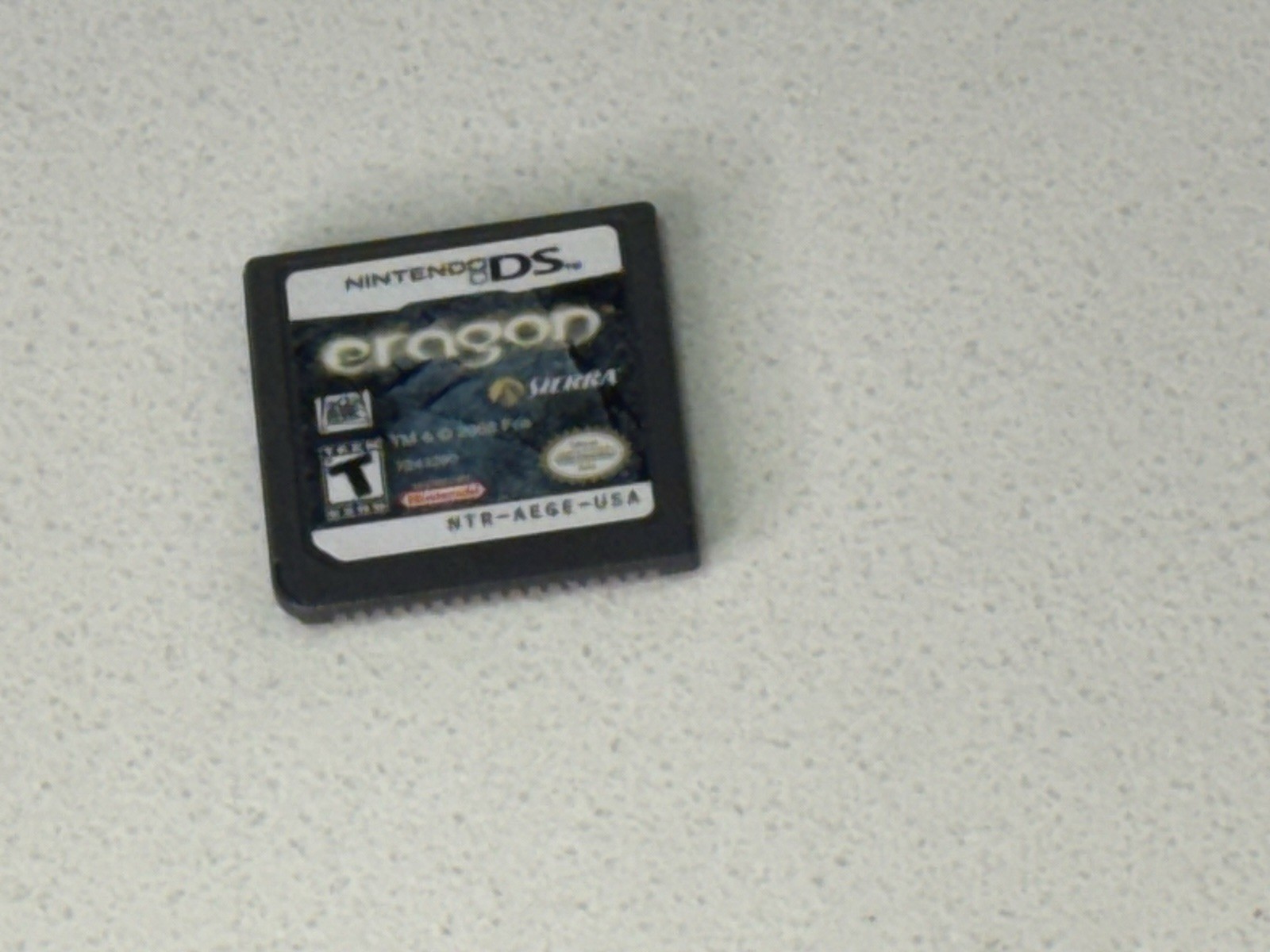 Eragon Nintendo DS 2006 Cartridge, Single Unit