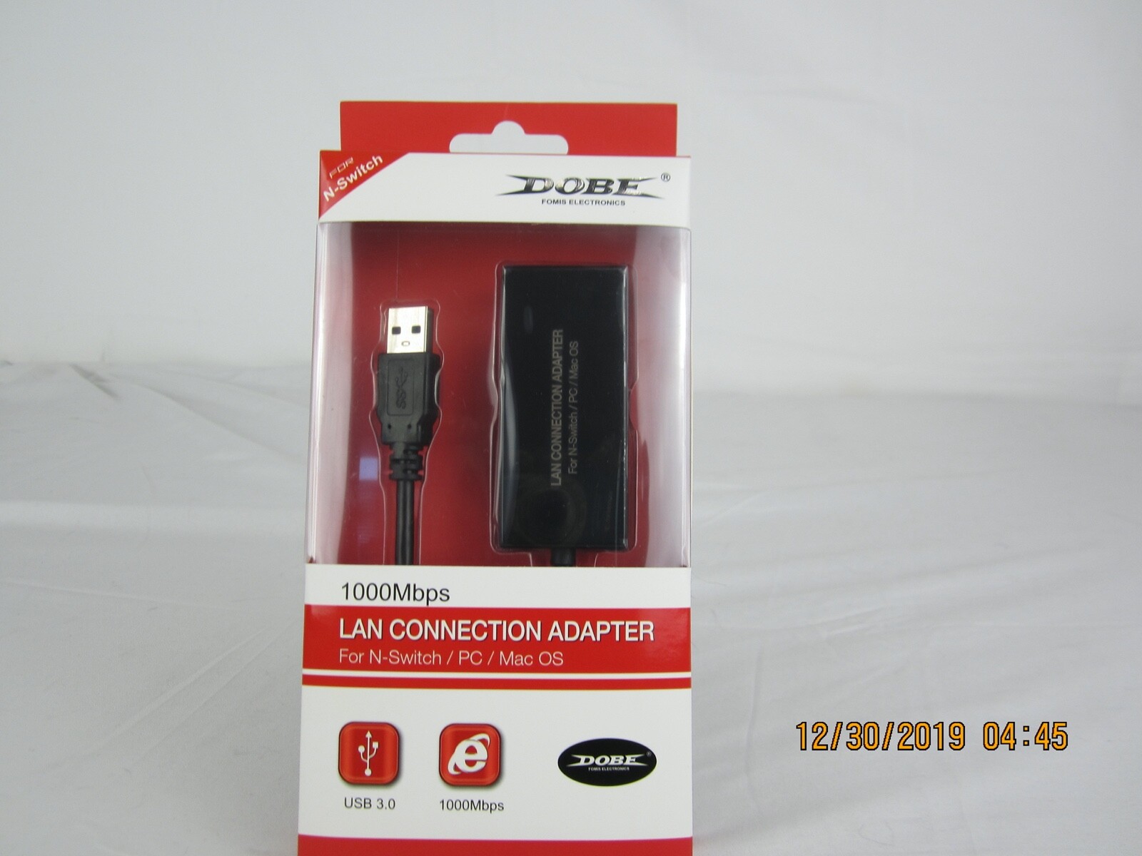 Dobe Wired Internet LAN Adapter For N-Switch/Pc/Mac Os